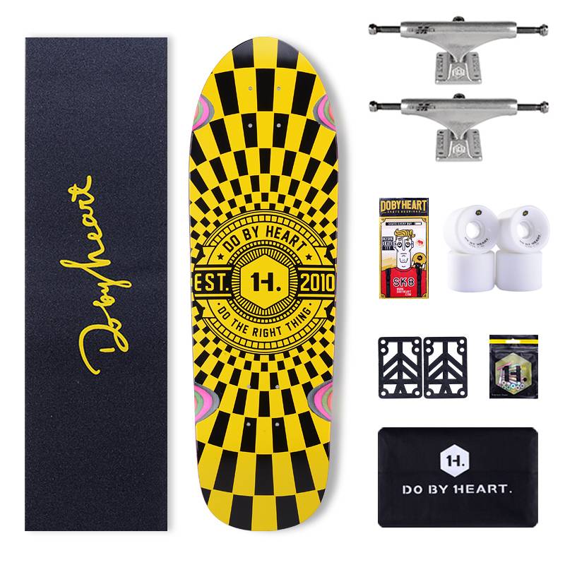 F1 BOARD — BLACK YELLOW FLAG (WHITE BRUSH WHEEL)